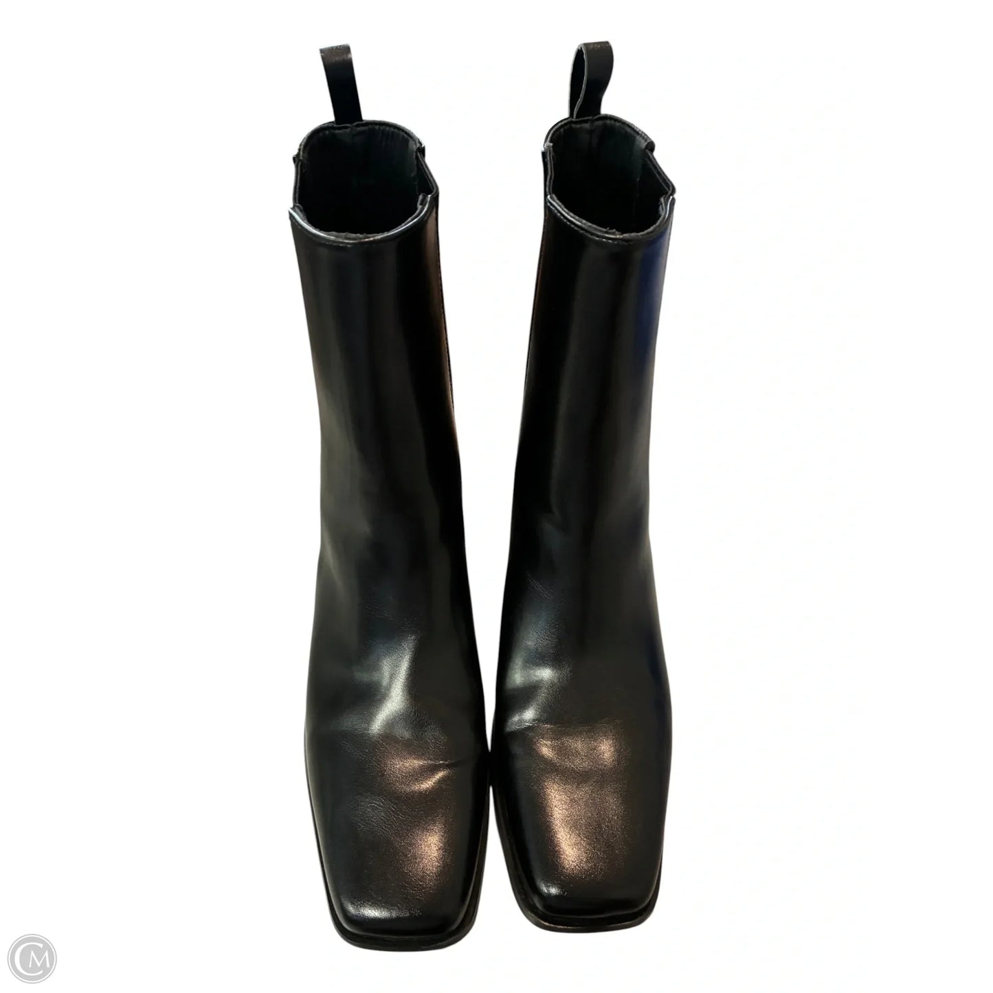 Boots Ankle Flats By H&m In Black, Size: 8