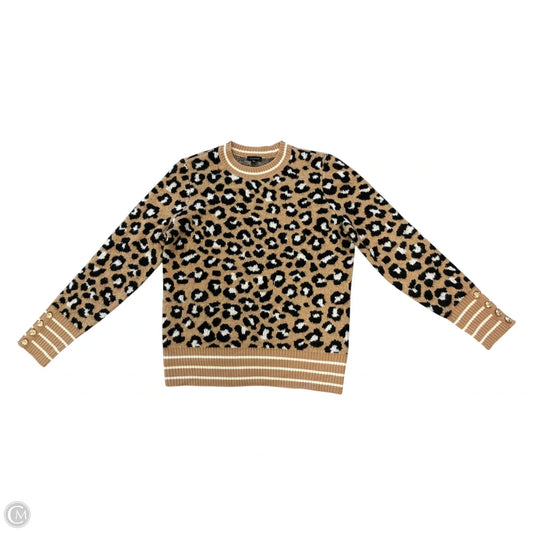 Sweater By Talbots In Animal Print, Size: M