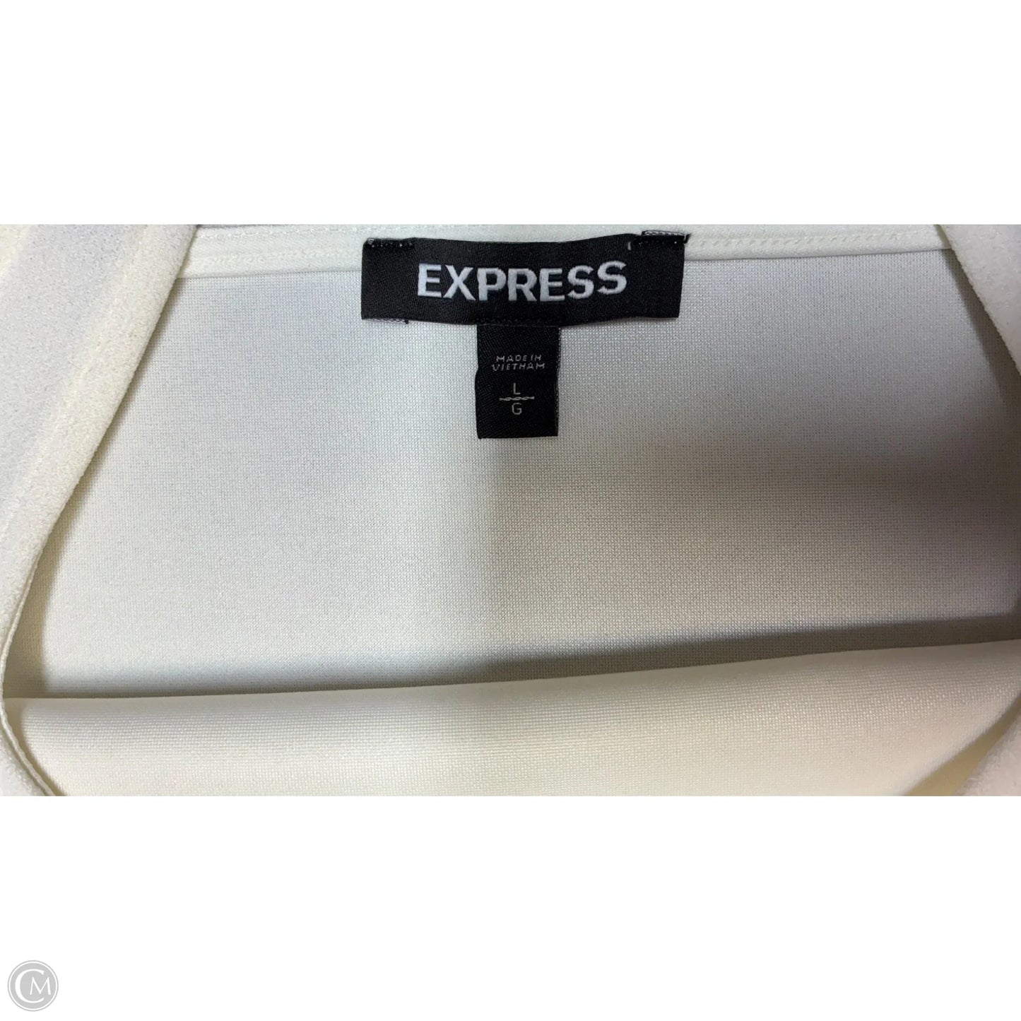 Tank Top By Express In Cream, Size: L