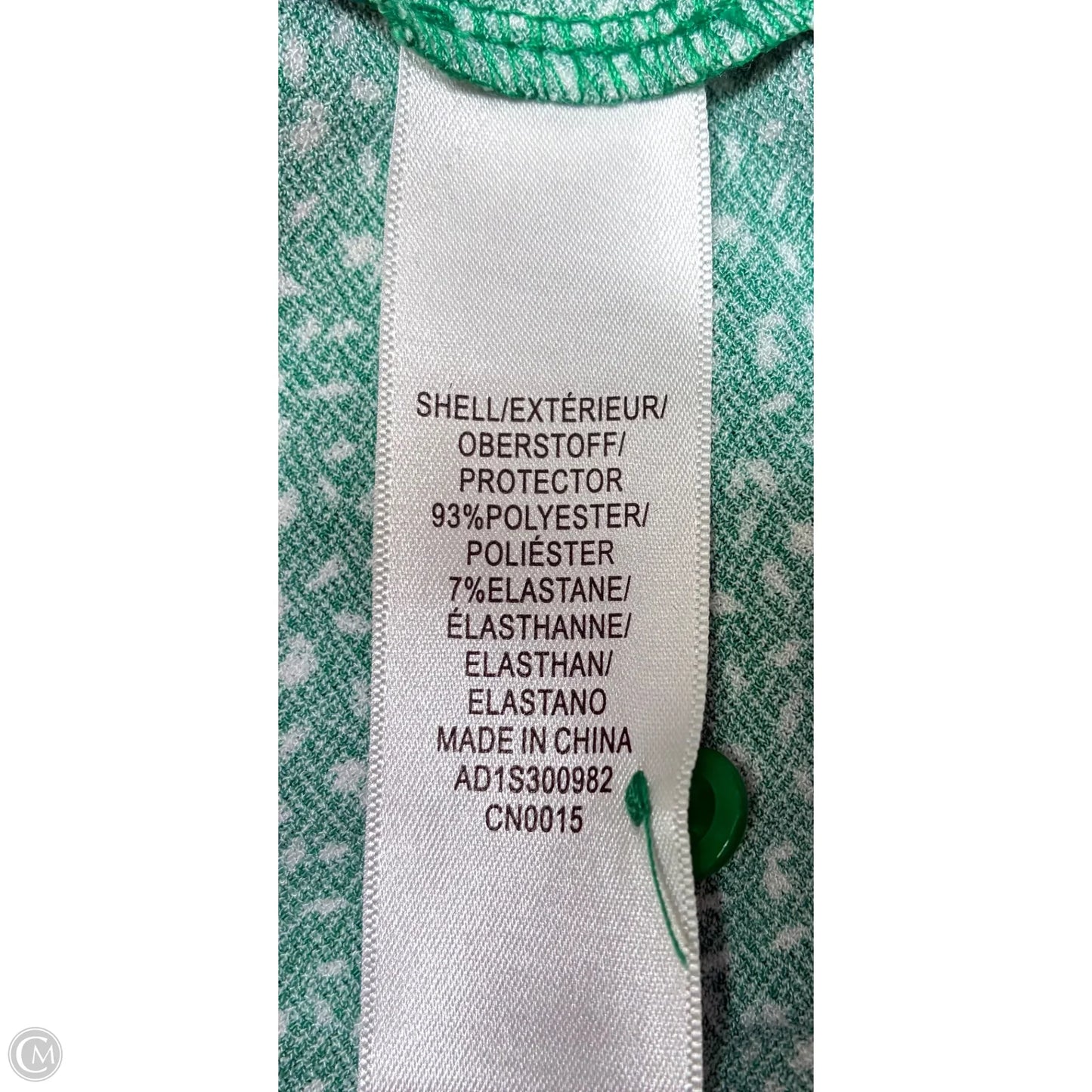 Top Sleeveless By Adrianna Papell In Green, Size: Xl