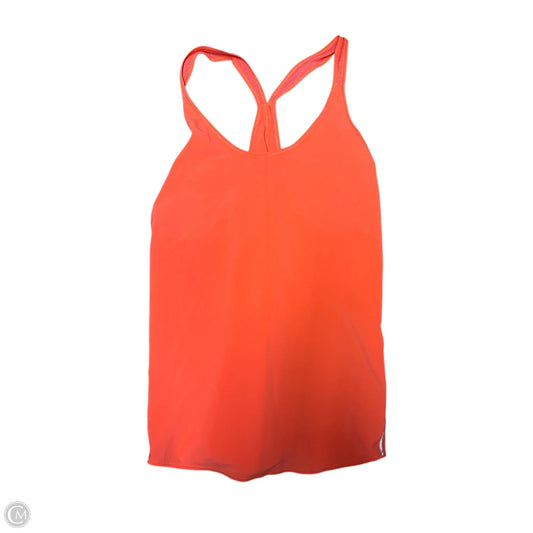 Athletic Tank Top By Lululemon In Orange, Size: M