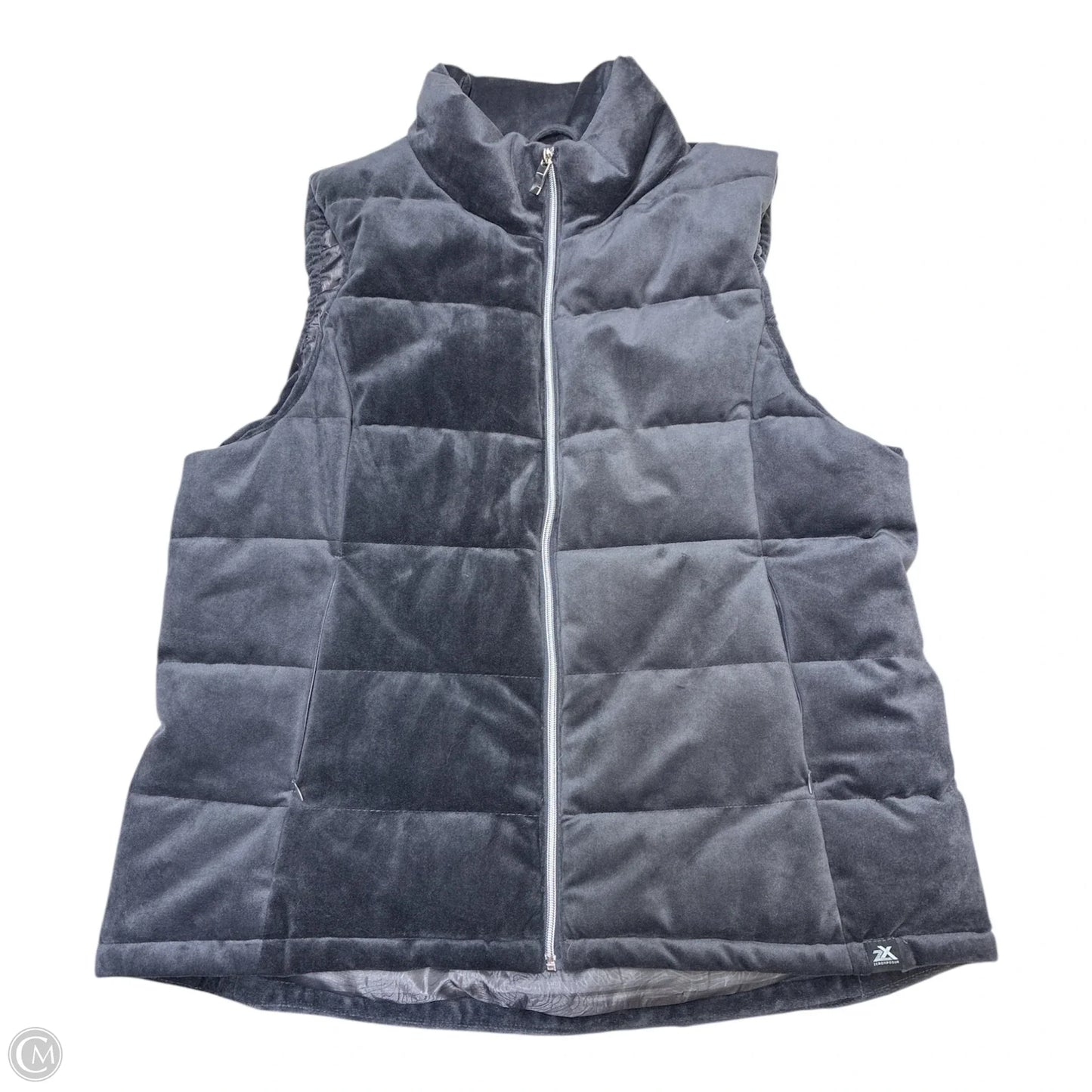 Vest Puffer & Quilted By Cme In Grey, Size: Xxl