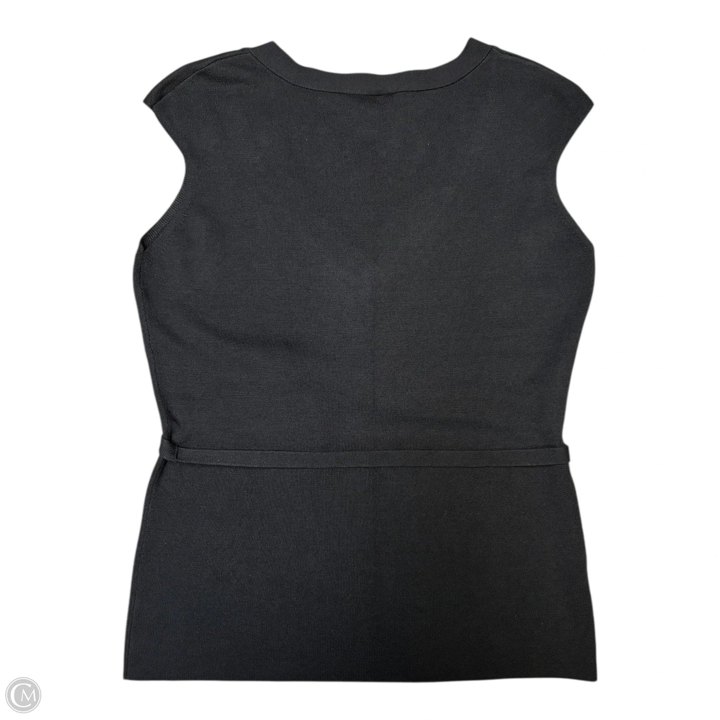 Top Sleeveless By Loft In Black, Size: M
