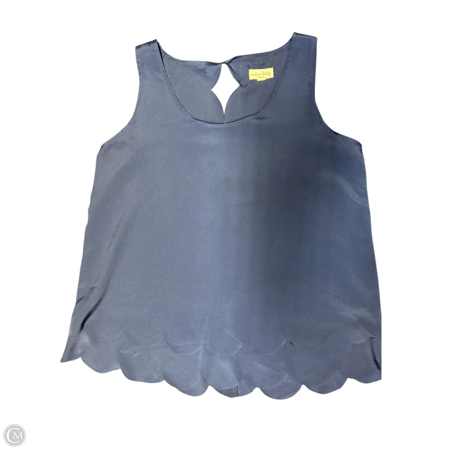 Top Sleeveless By Maison Jules In Blue, Size: S