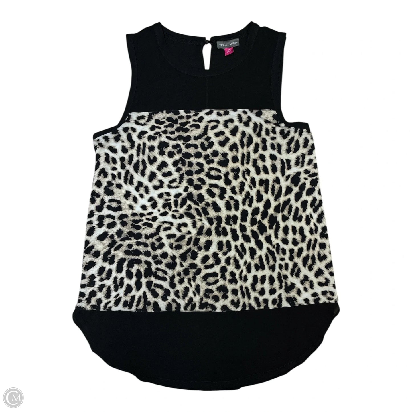 Top Sleeveless By Vince Camuto In Animal Print, Size: Xs