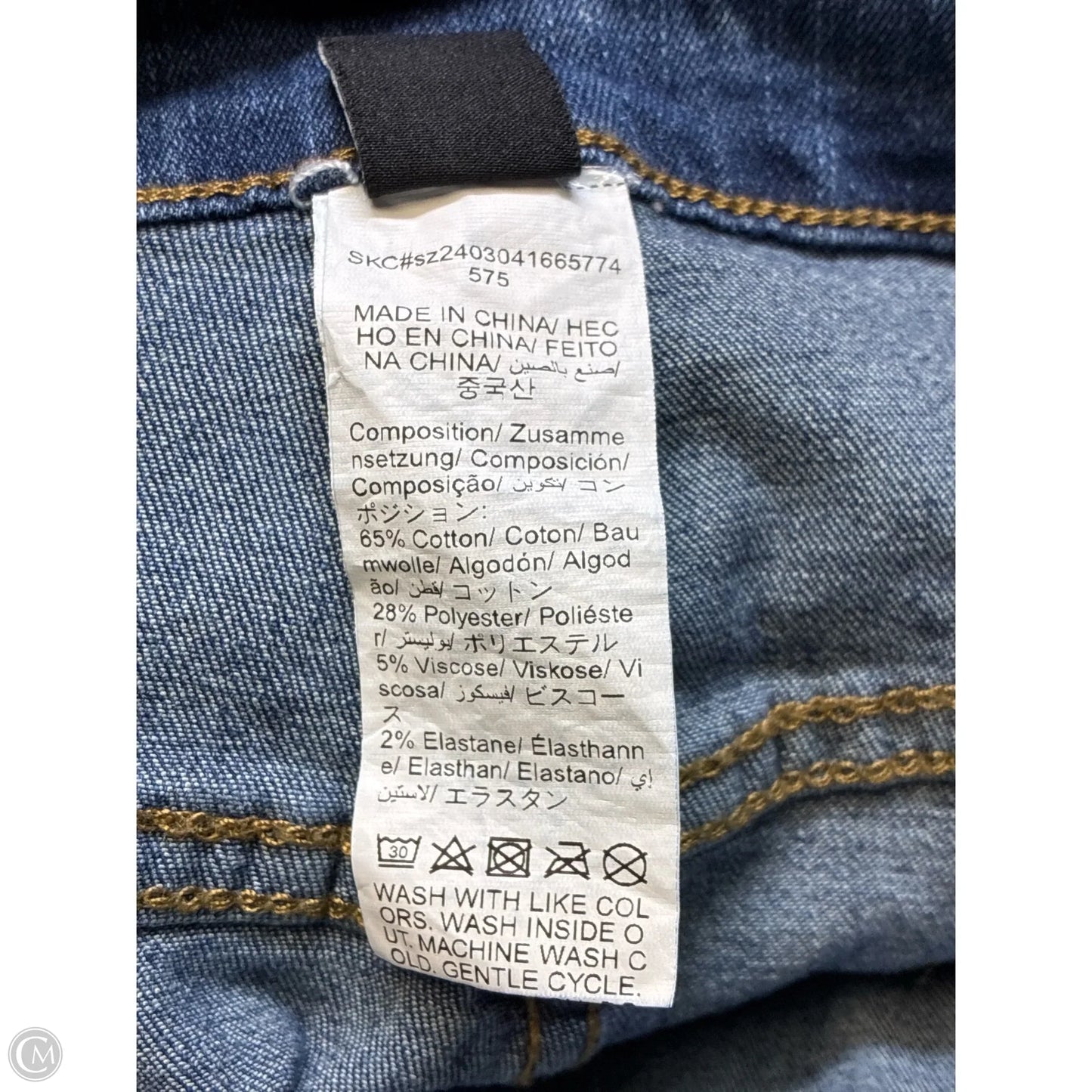 Shorts By Shein In Blue Denim, Size: 22