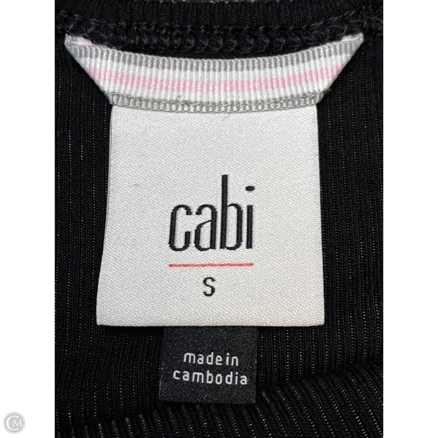 Tank Top By Cabi In Black, Size: S