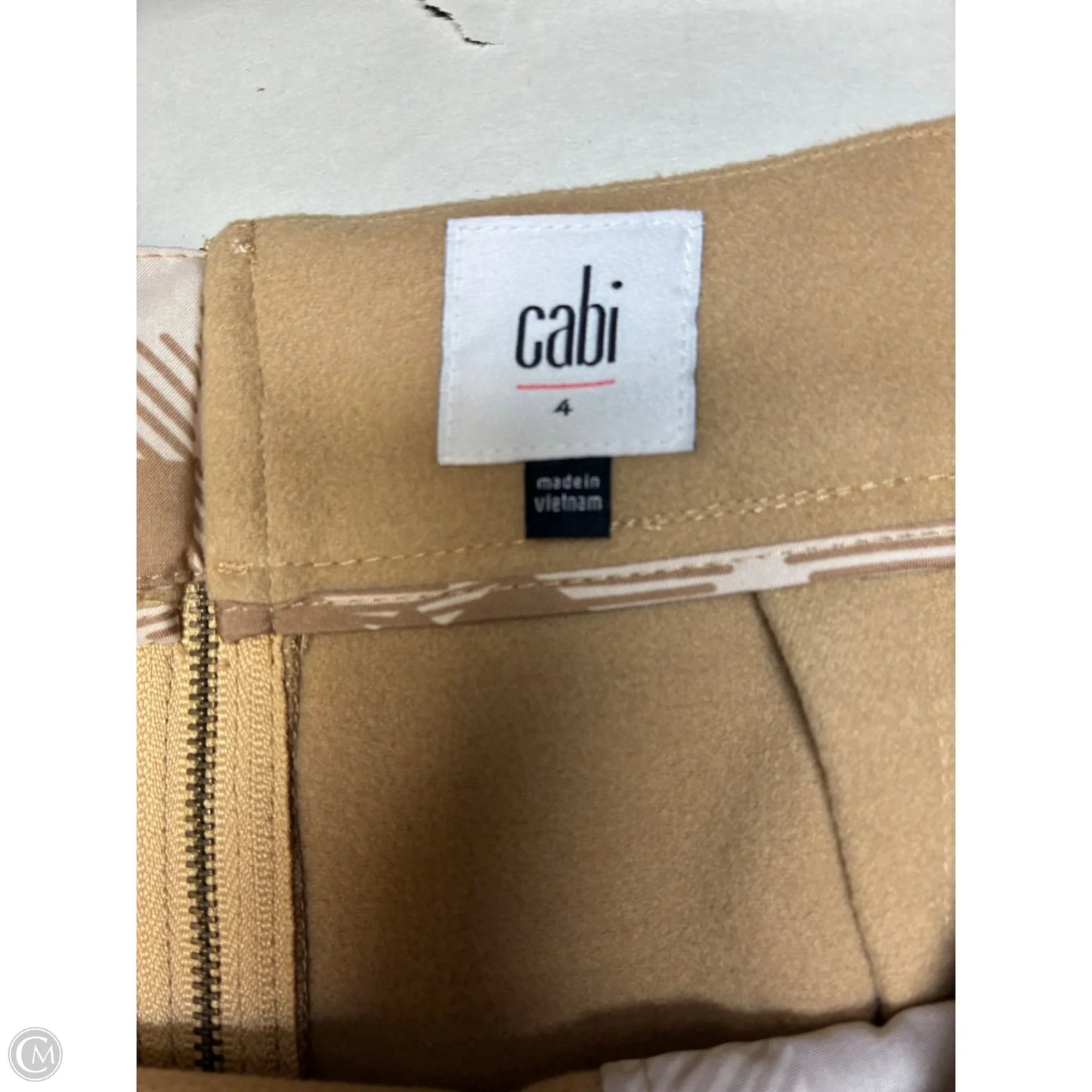 Skirt Mini & Short By Cabi In Tan, Size: 4