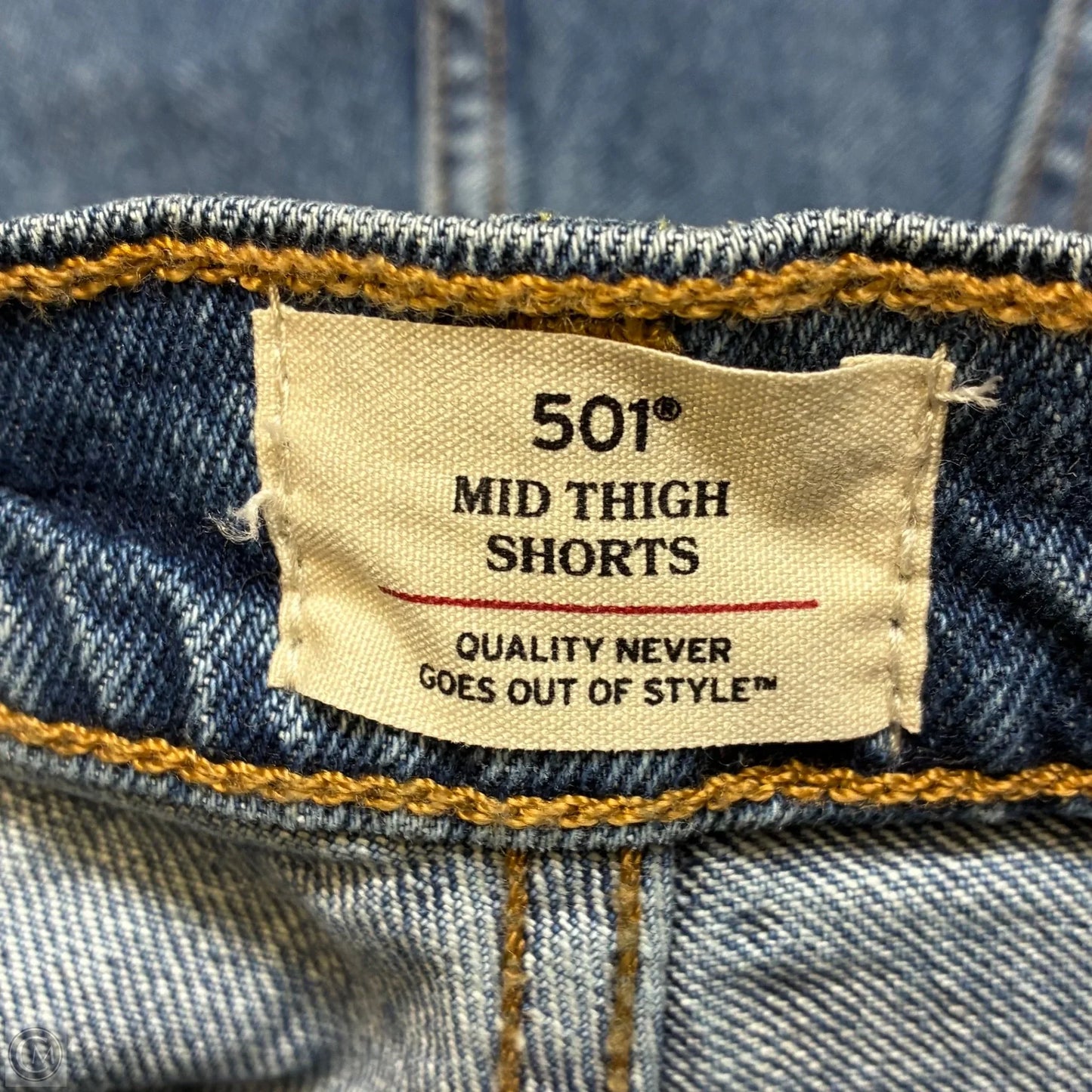Shorts By Levis In Blue Denim, Size: 16