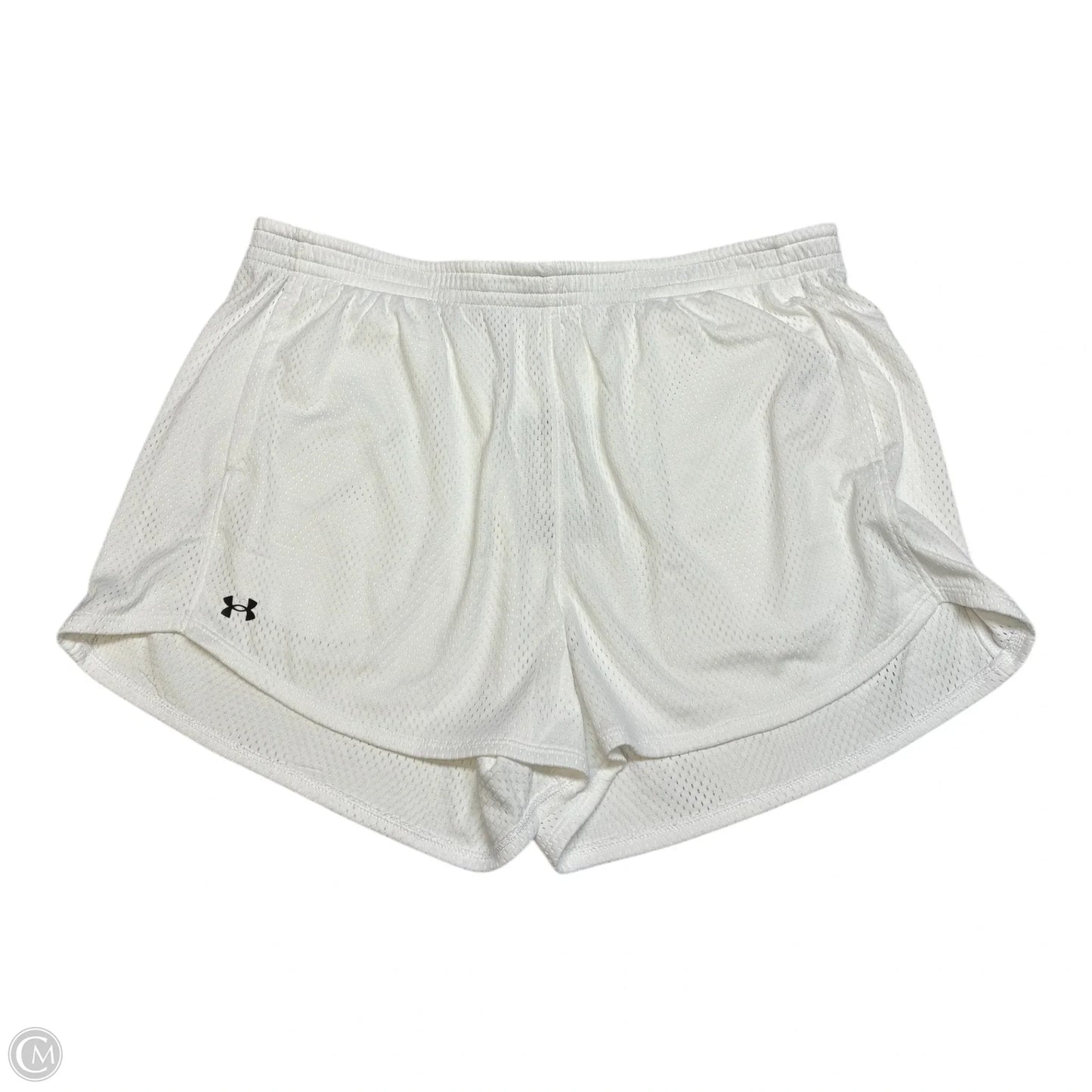 Athletic Shorts By Under Armour In White, Size: Xl