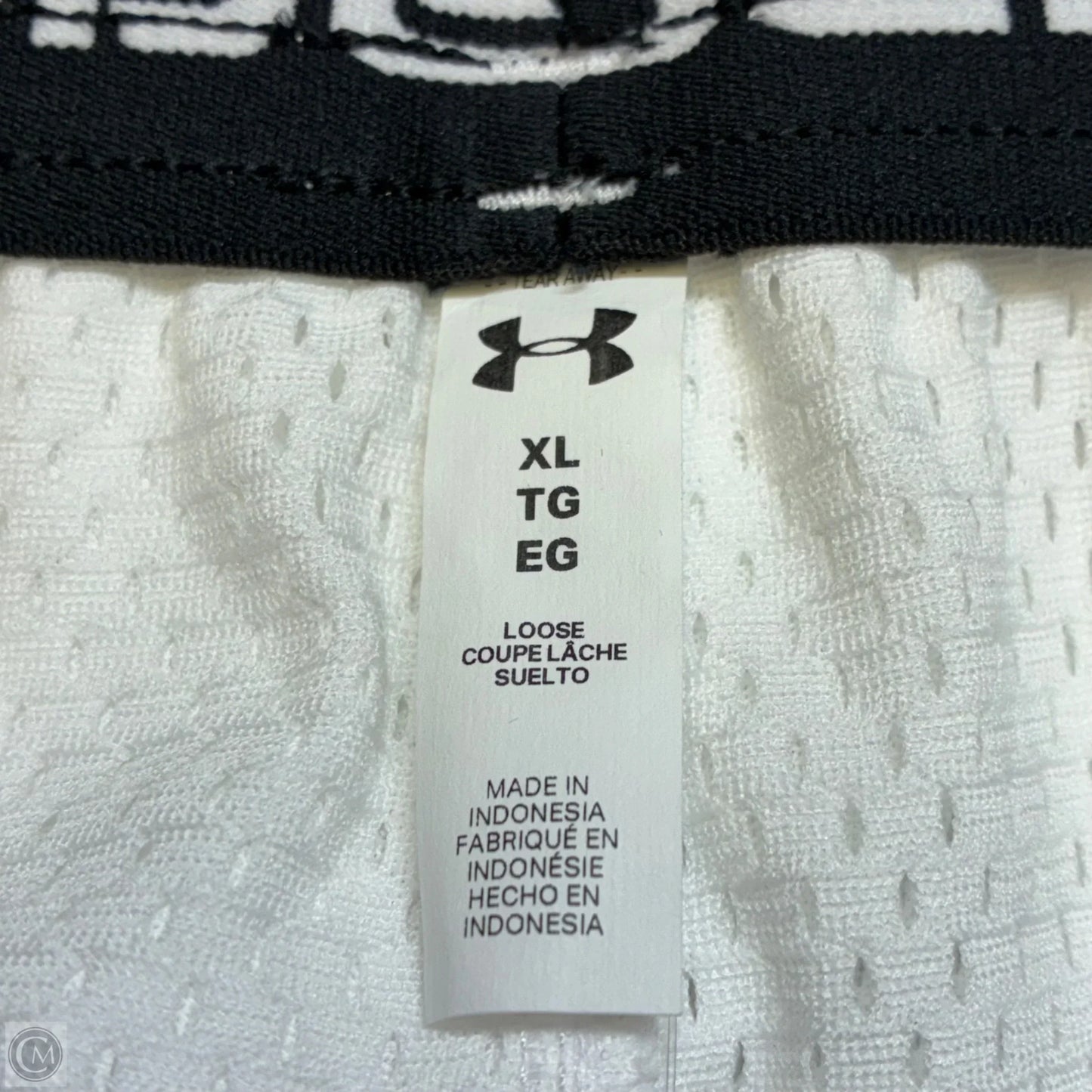 Athletic Shorts By Under Armour In White, Size: Xl