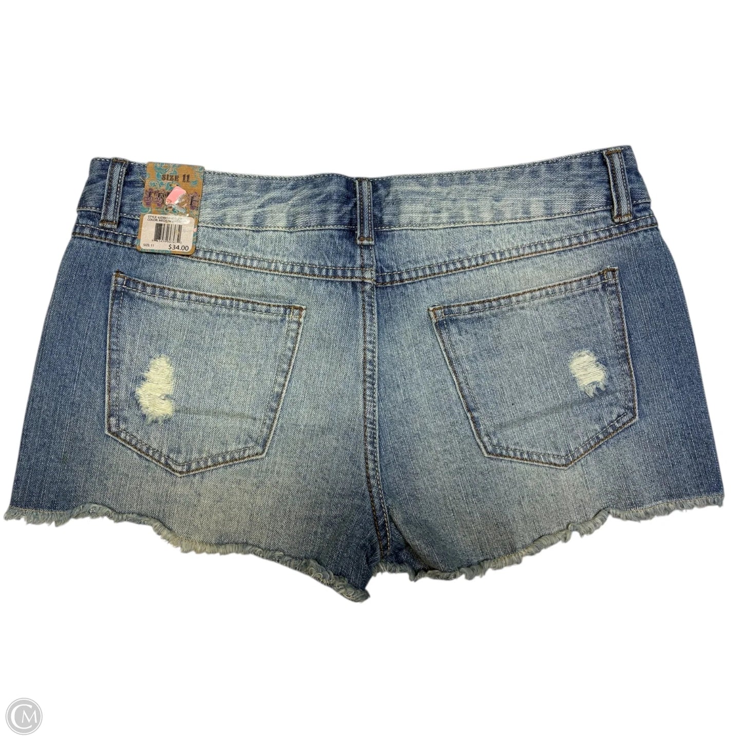 Shorts By Cme In Blue Denim, Size: 12