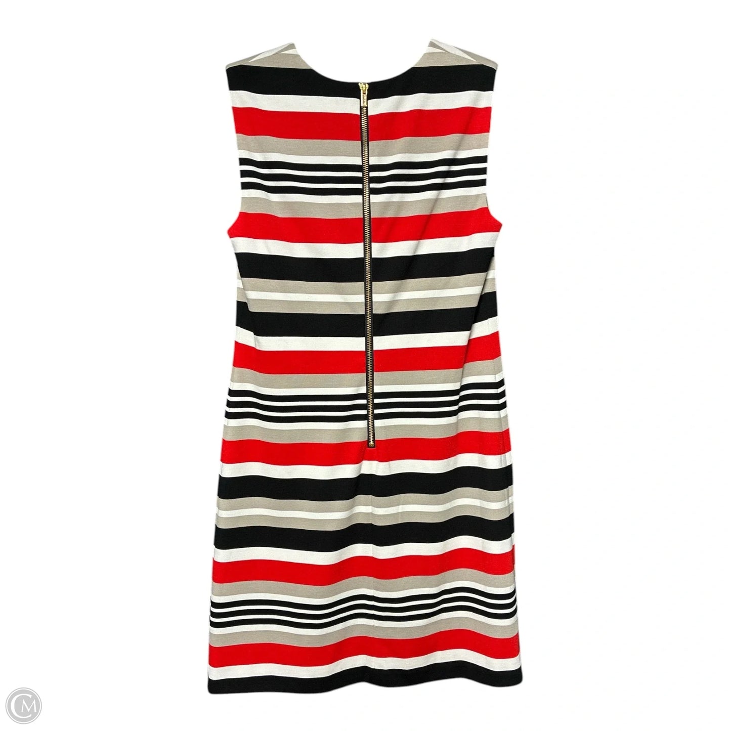 Dress Casual Short By Calvin Klein In Black & Red, Size: S