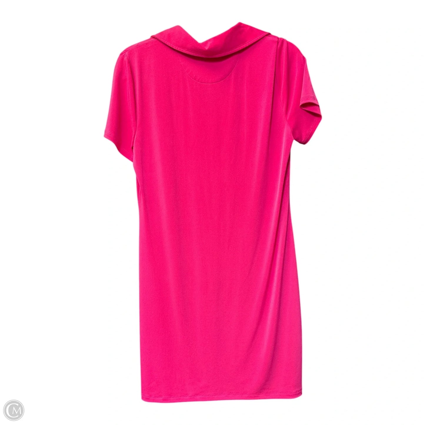 Dress Casual Midi By Calvin Klein In Pink, Size: M