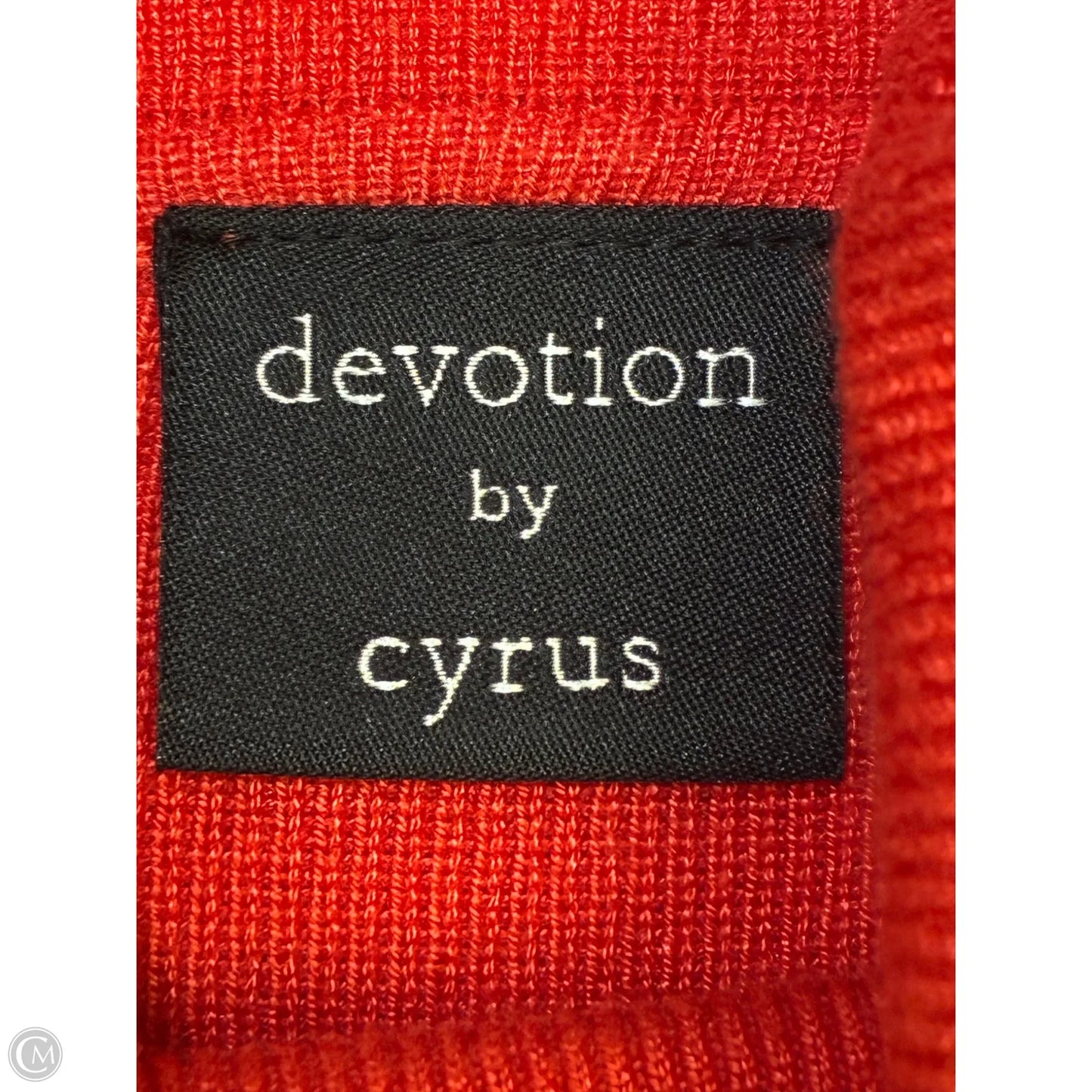 Top Sleeveless Basic By Cyrus In Orange, Size: S