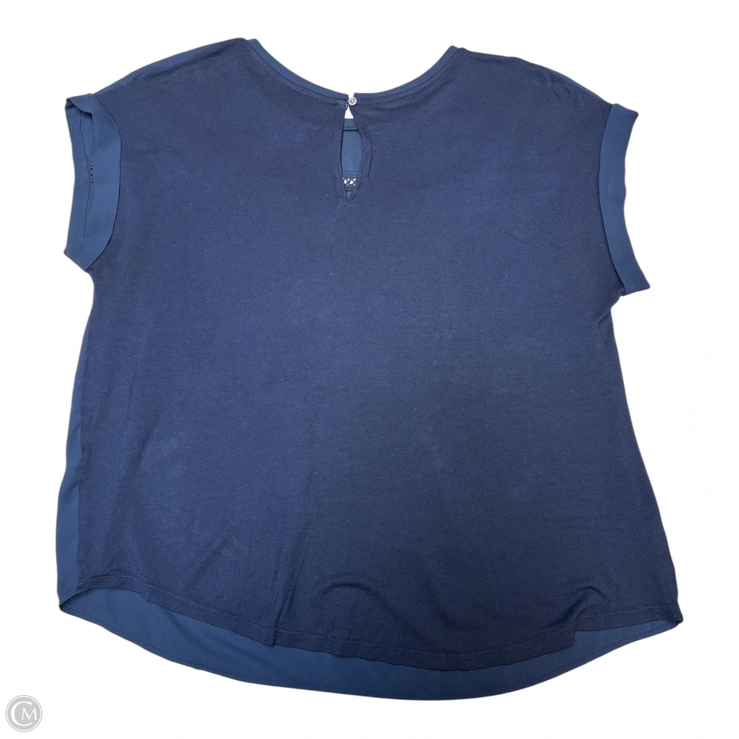 Blouse Sleeveless By Loft In Blue, Size: M
