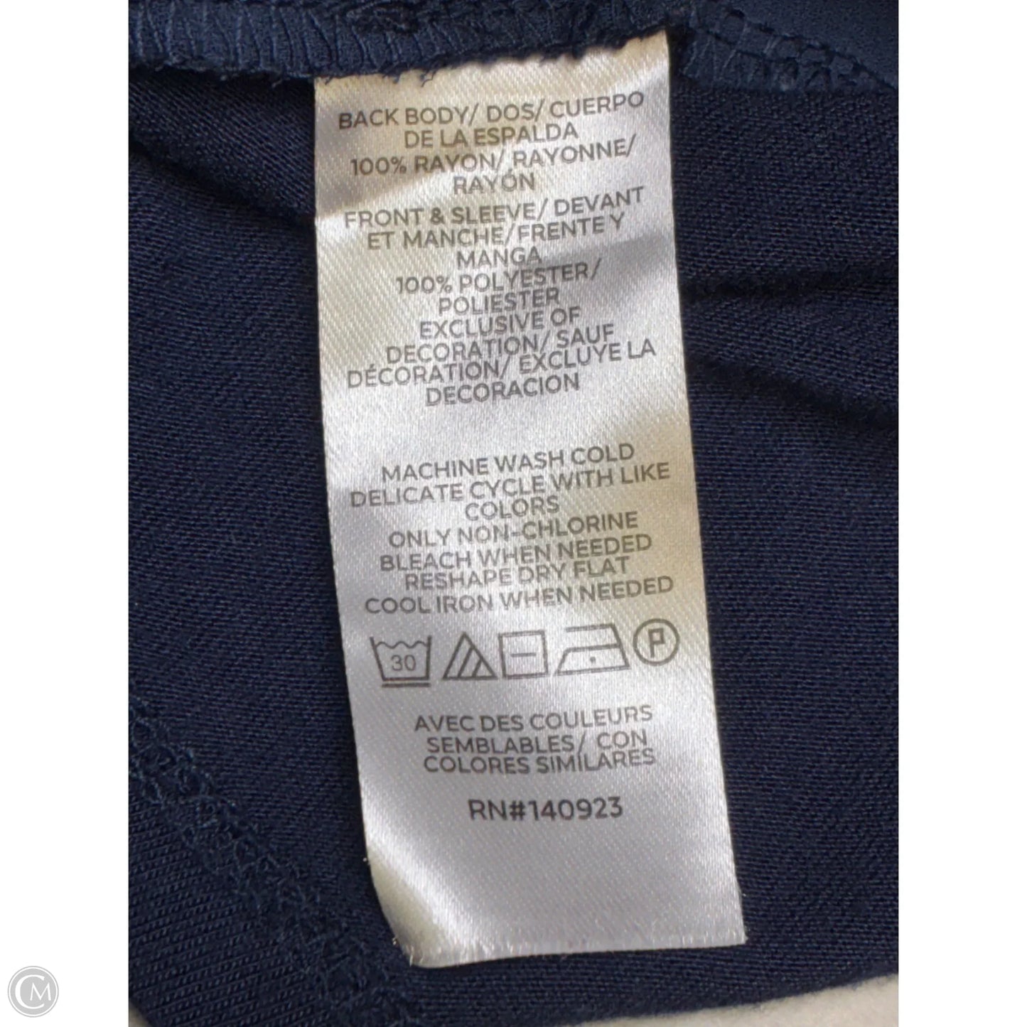 Blouse Sleeveless By Loft In Blue, Size: M