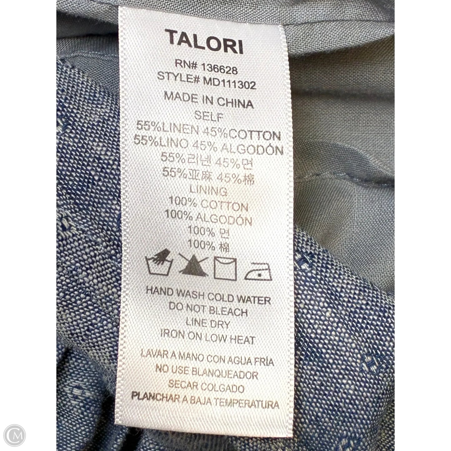 Dress Casual Short By Cme In Grey, Size: S
