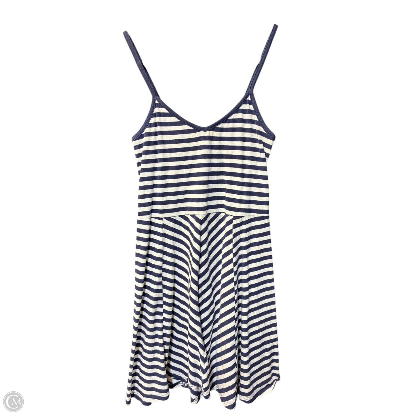Dress Casual Short By Authentic In Blue & White, Size: L