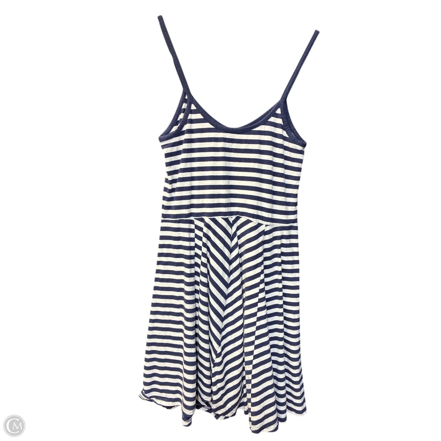 Dress Casual Short By Authentic In Blue & White, Size: L