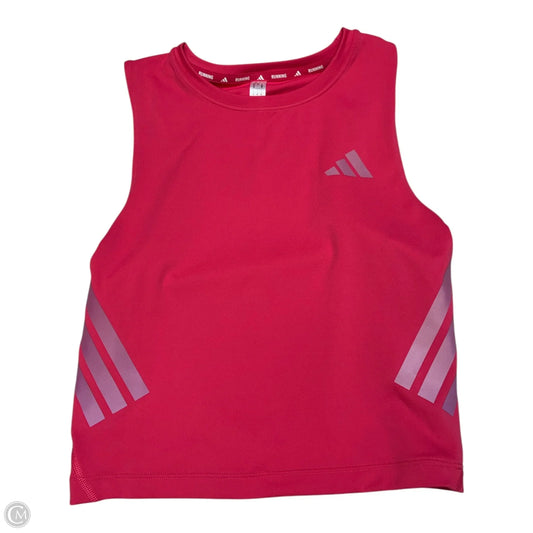 Athletic Tank Top By Adidas In Pink, Size: S