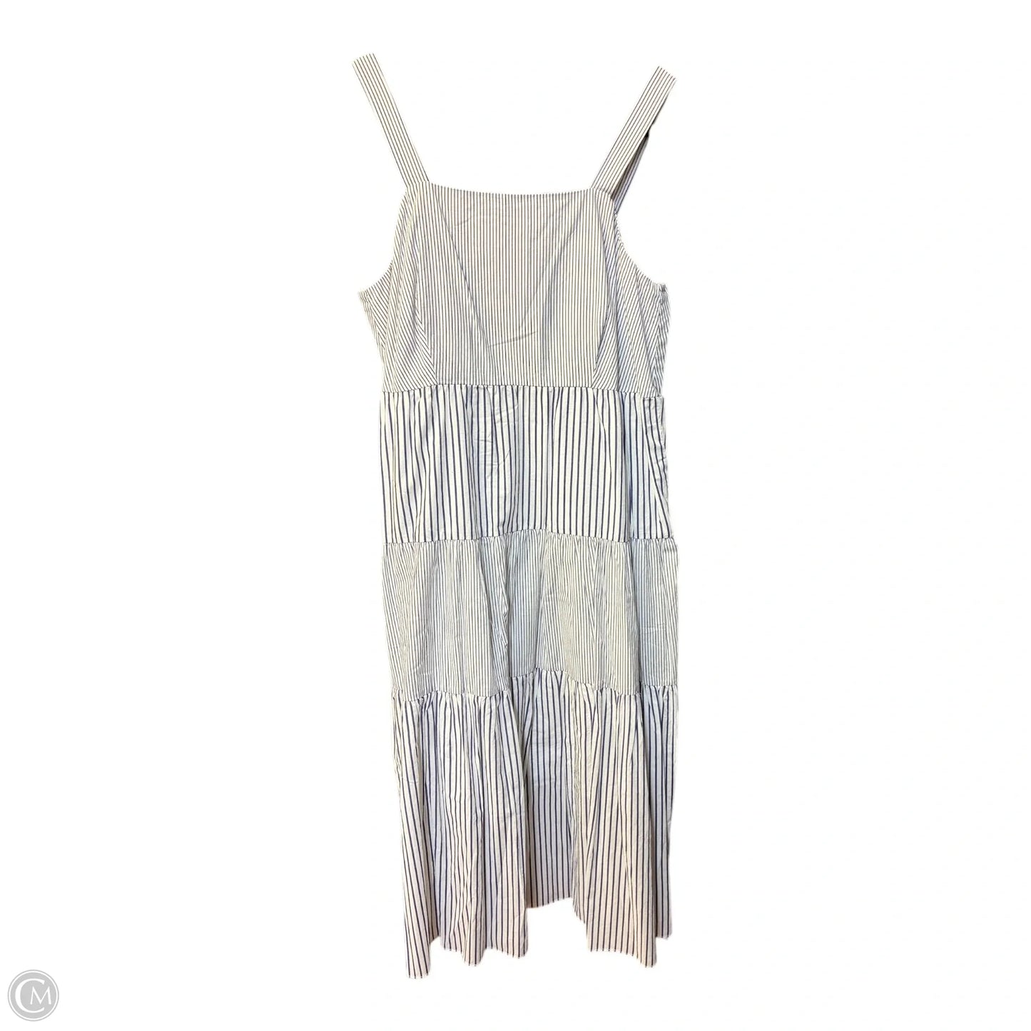 Dress Casual Maxi By Time And Tru In Striped Pattern, Size: L