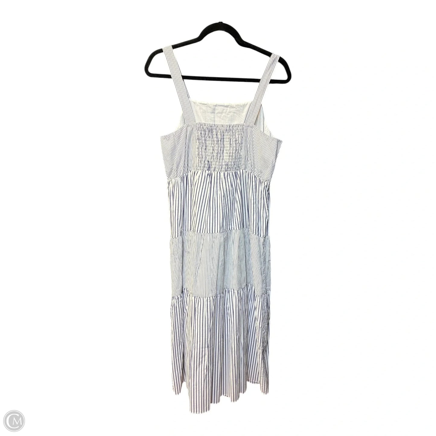 Dress Casual Maxi By Time And Tru In Striped Pattern, Size: L