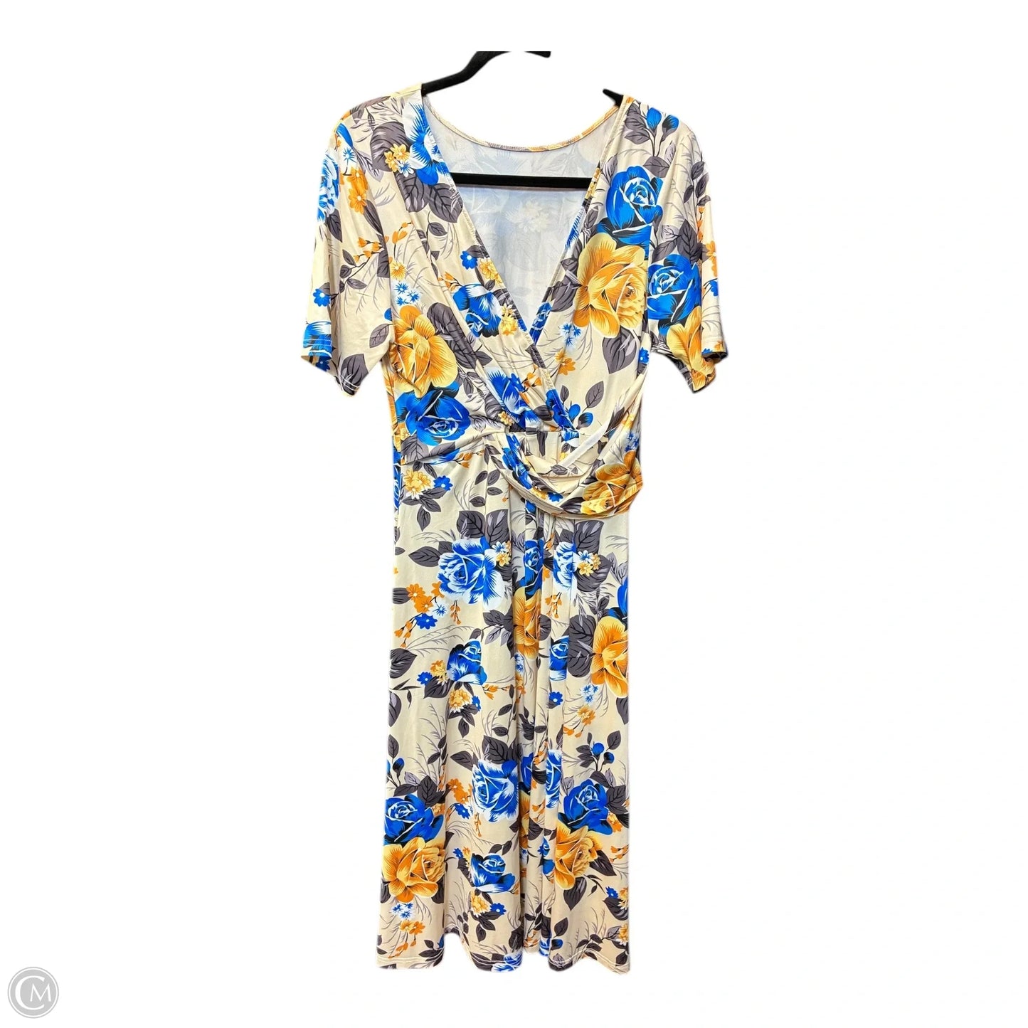 Dress Casual Maxi By Cmf In Floral Print, Size: 1x