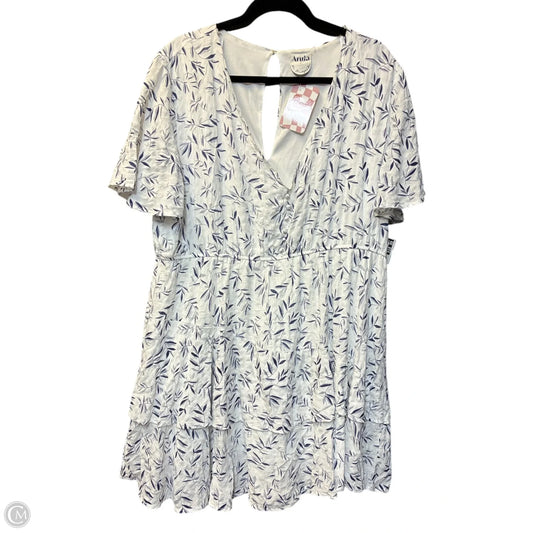 Dress Casual Maxi By Arula In White, Size: Xxl