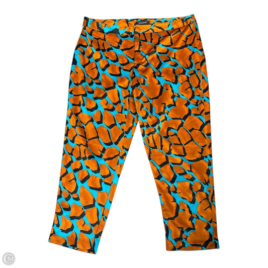 Pants Linen By Ashley Stewart In Orange, Size: 24