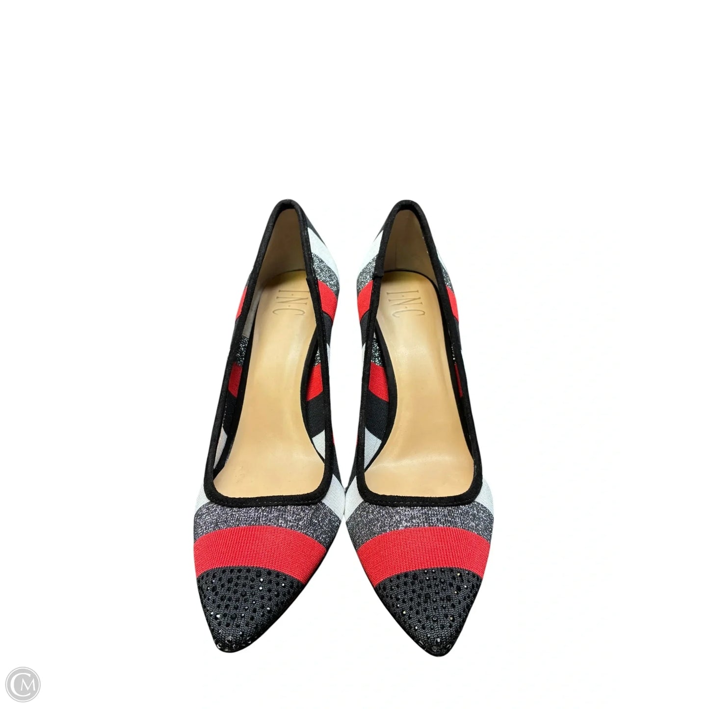Shoes Heels Stiletto By Inc In Black & Red, Size: 9.5