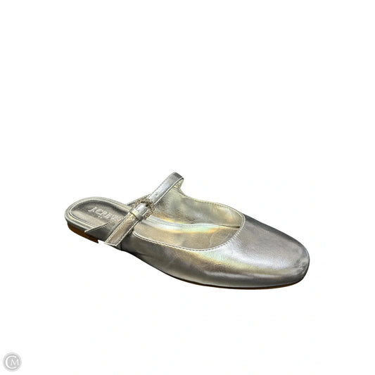 Sandals Flats By J. Crew In Silver, Size: 7.5