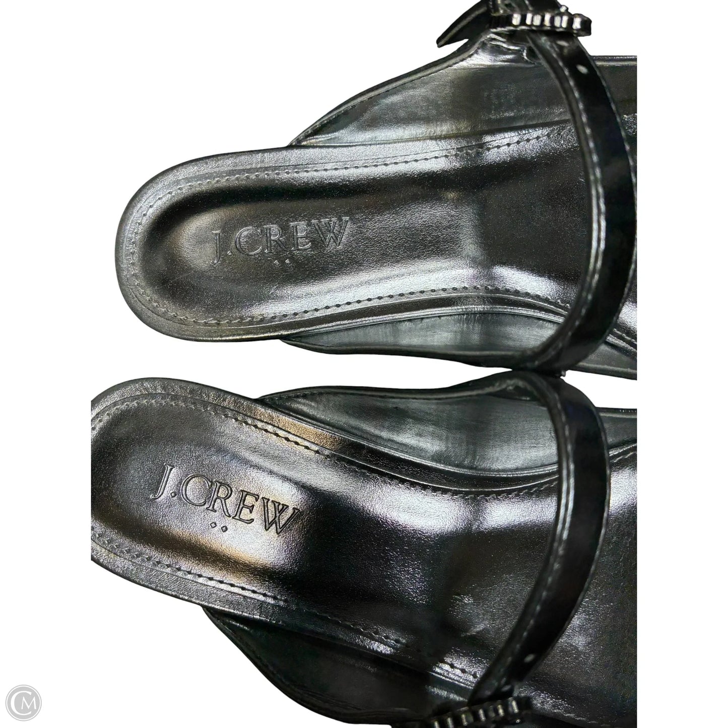 Sandals Flats By J. Crew In Silver, Size: 7.5