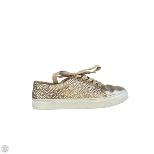 Shoes Designer By Tory Burch In Gold, Size: 9