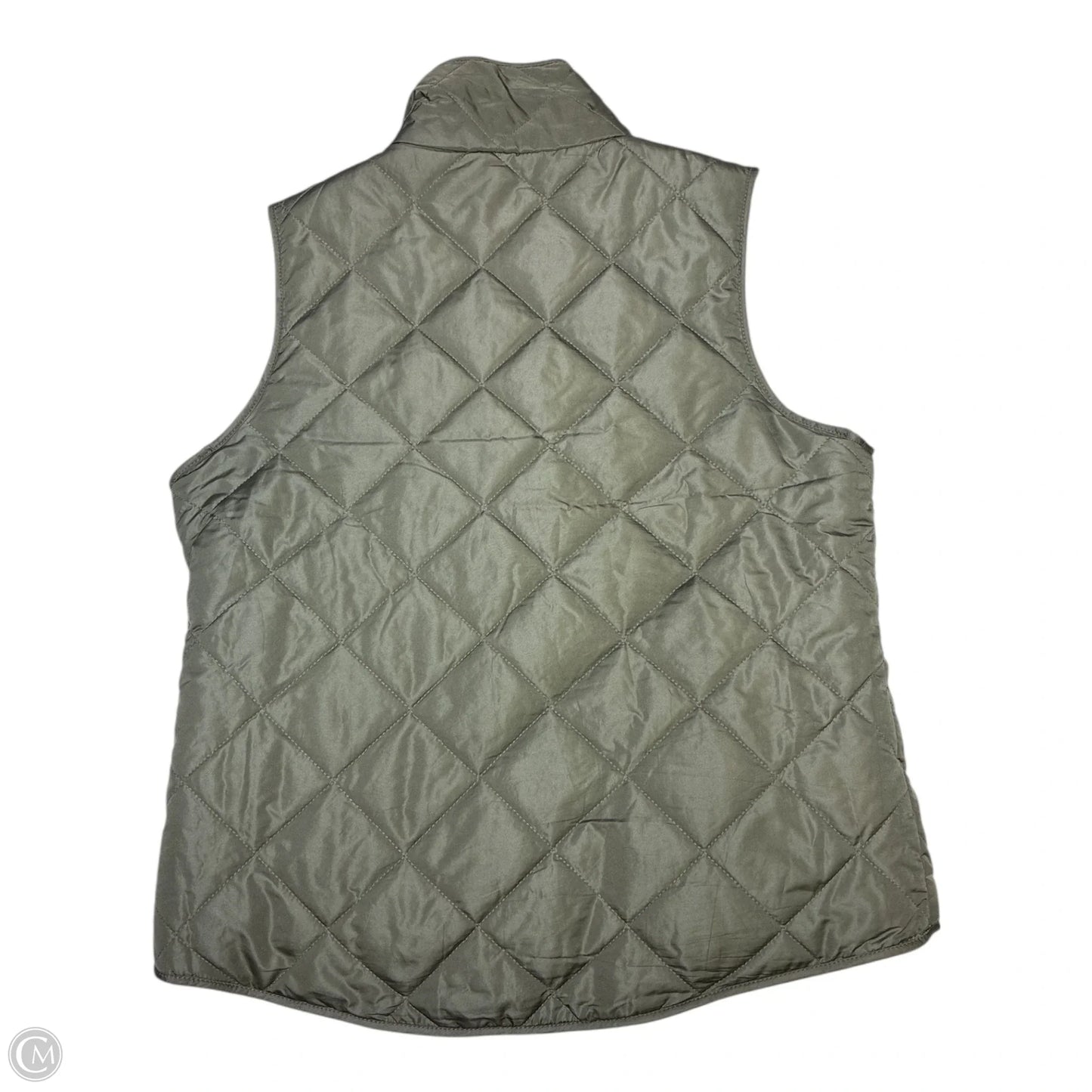 Vest Puffer & Quilted By Clothes Mentor In Green, Size: M