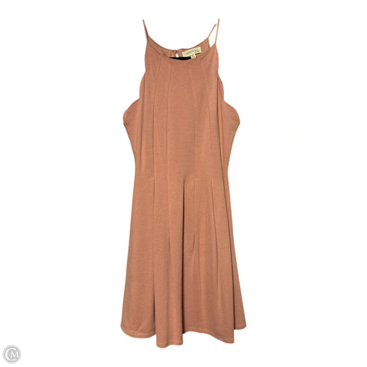 Dress Casual Short By Monteau In Peach, Size: M