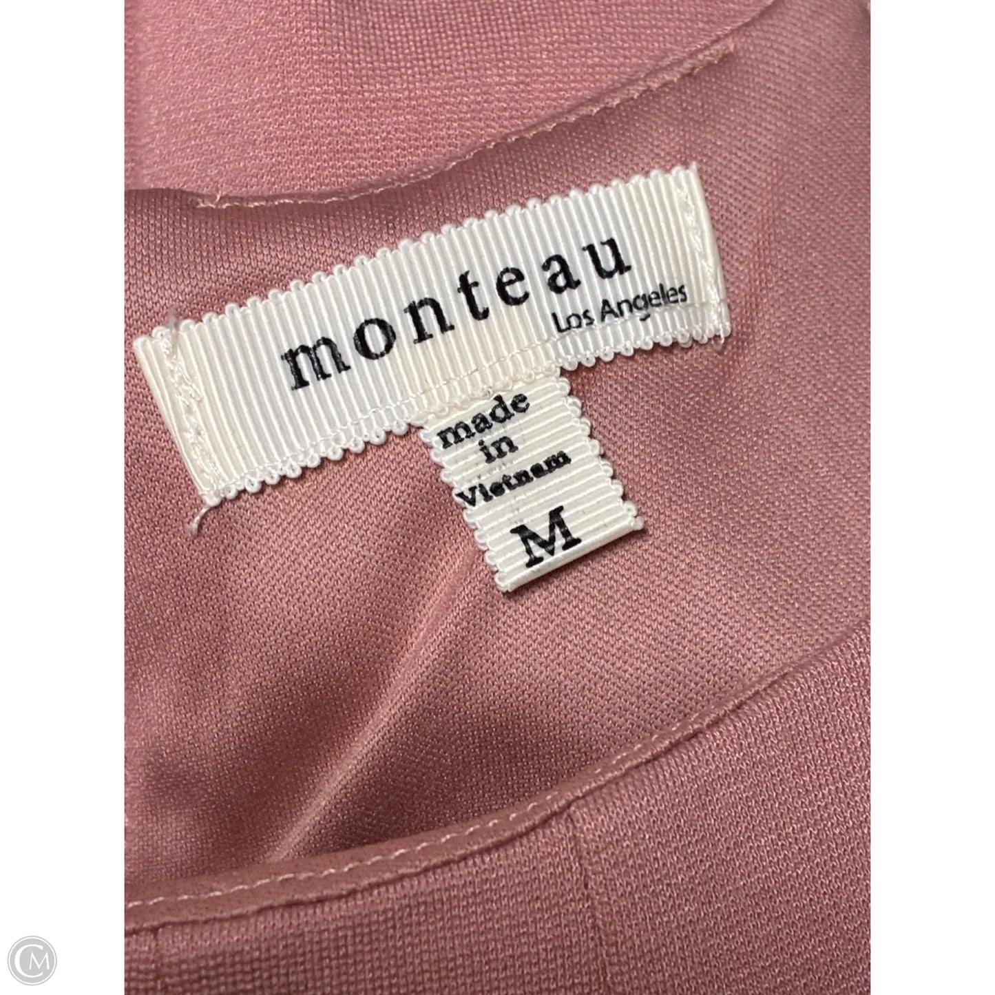 Dress Casual Short By Monteau In Peach, Size: M