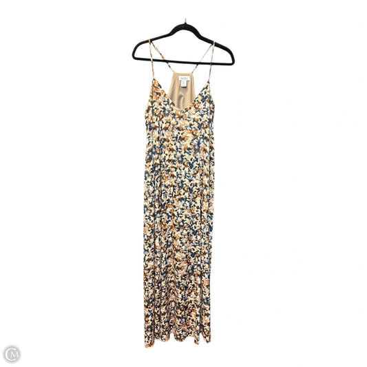 Dress Casual Maxi By Nicole By Nicole Miller In Black & Gold, Size: S