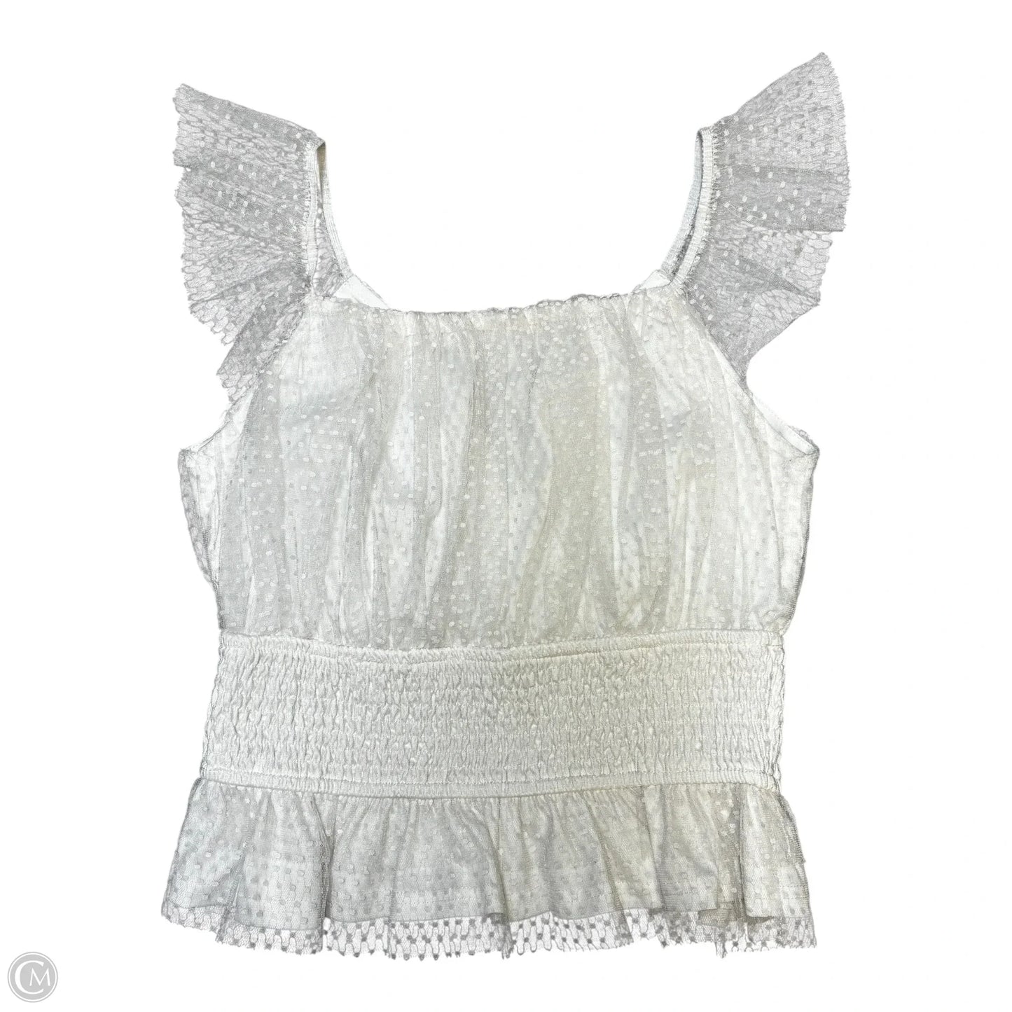 Tank Top By Mi Ami In White, Size: M