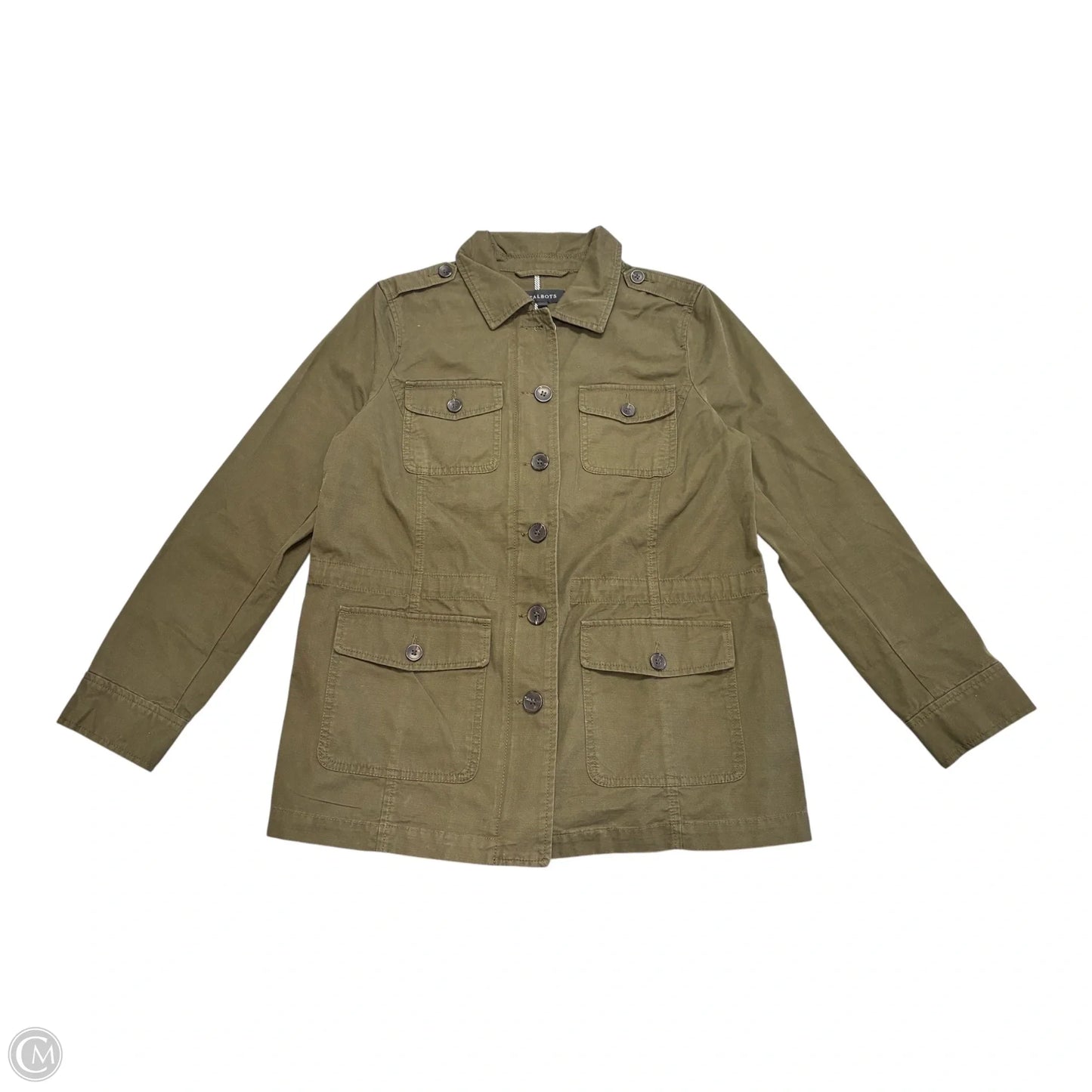Jacket Utility By Talbots In Green, Size: M