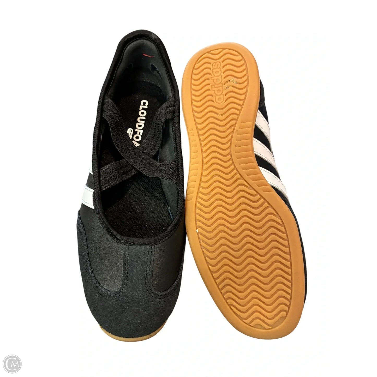 Shoes Sneakers By Adidas In Black & White, Size: 8