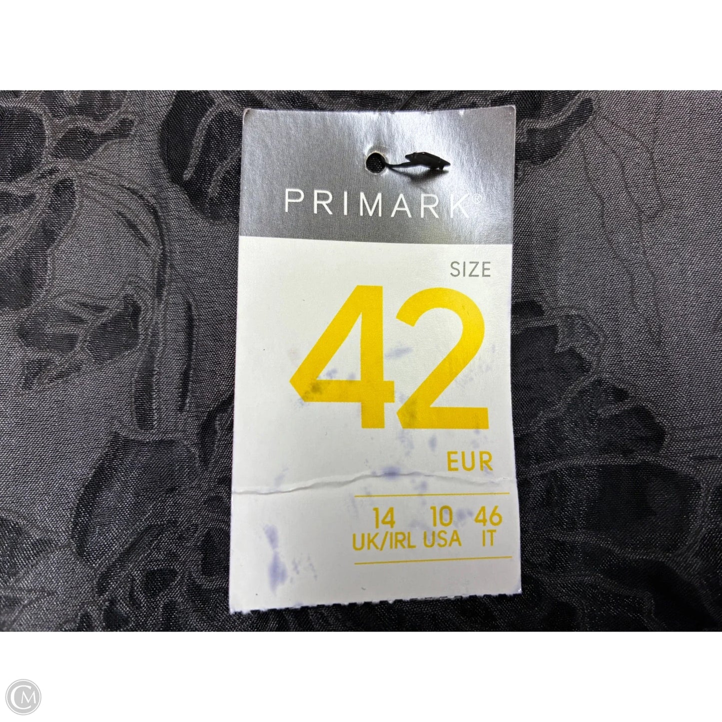 Blouse Short Sleeve By Primark In Black, Size: M