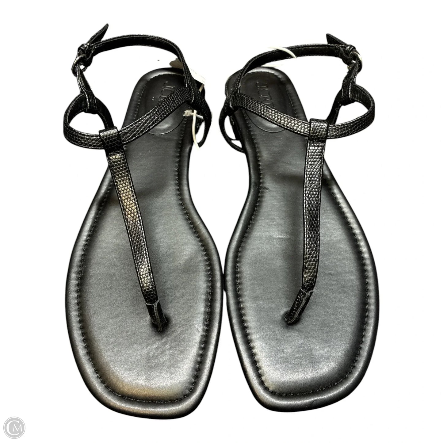 Sandals Flats By J. Crew In Black, Size: 9