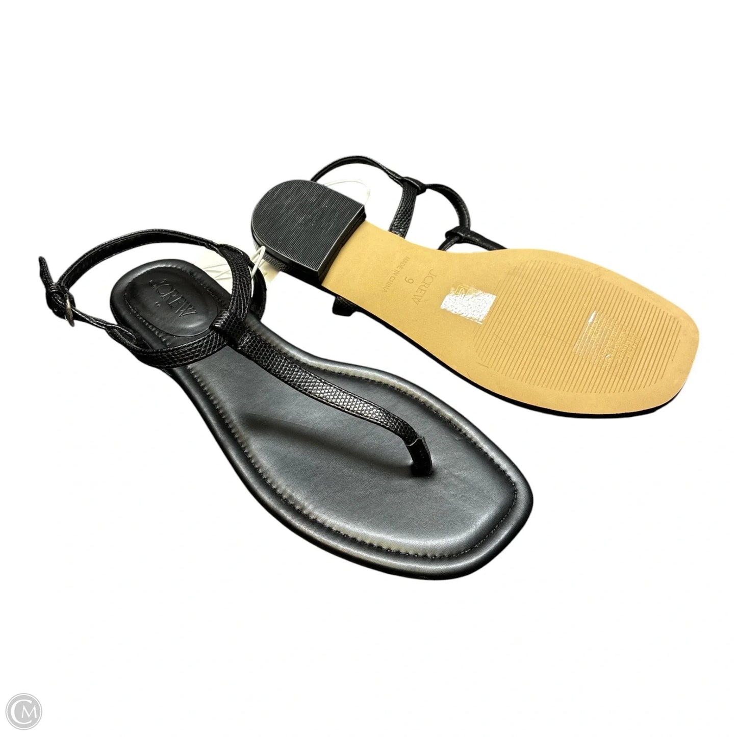 Sandals Flats By J. Crew In Black, Size: 9