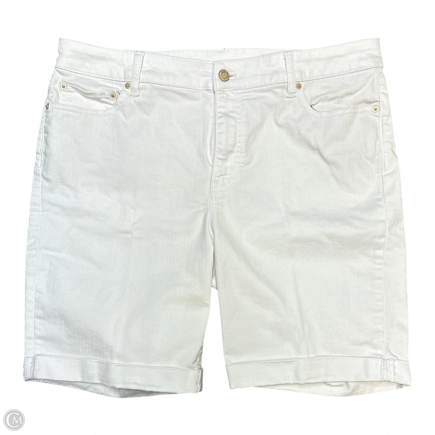 Shorts By Talbots In White, Size: 14