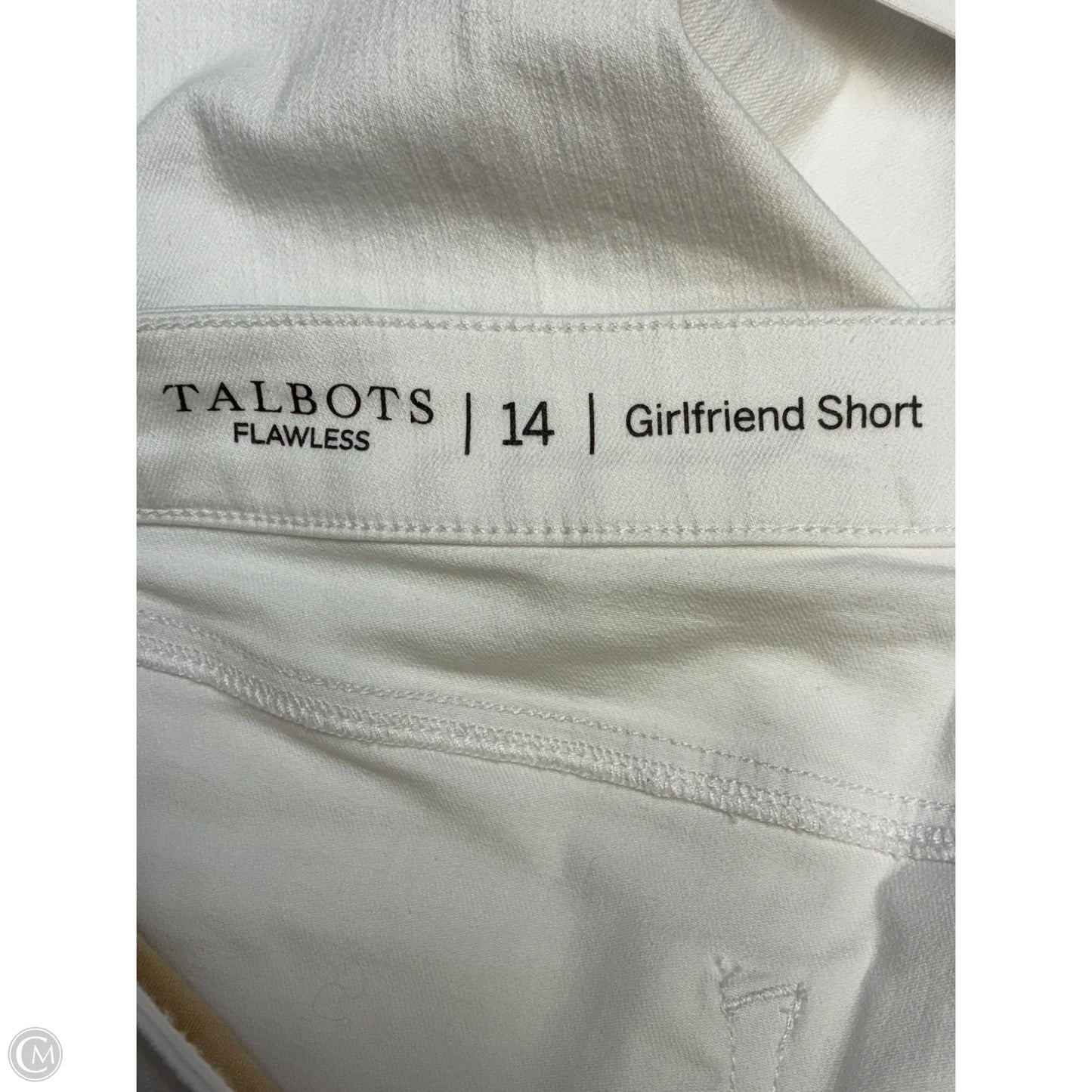 Shorts By Talbots In White, Size: 14