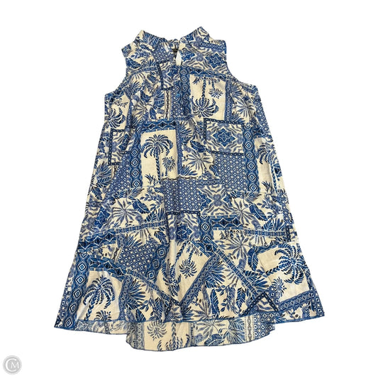 Dress Casual Short By Mlle Gabrielle In Blue, Size: 1x
