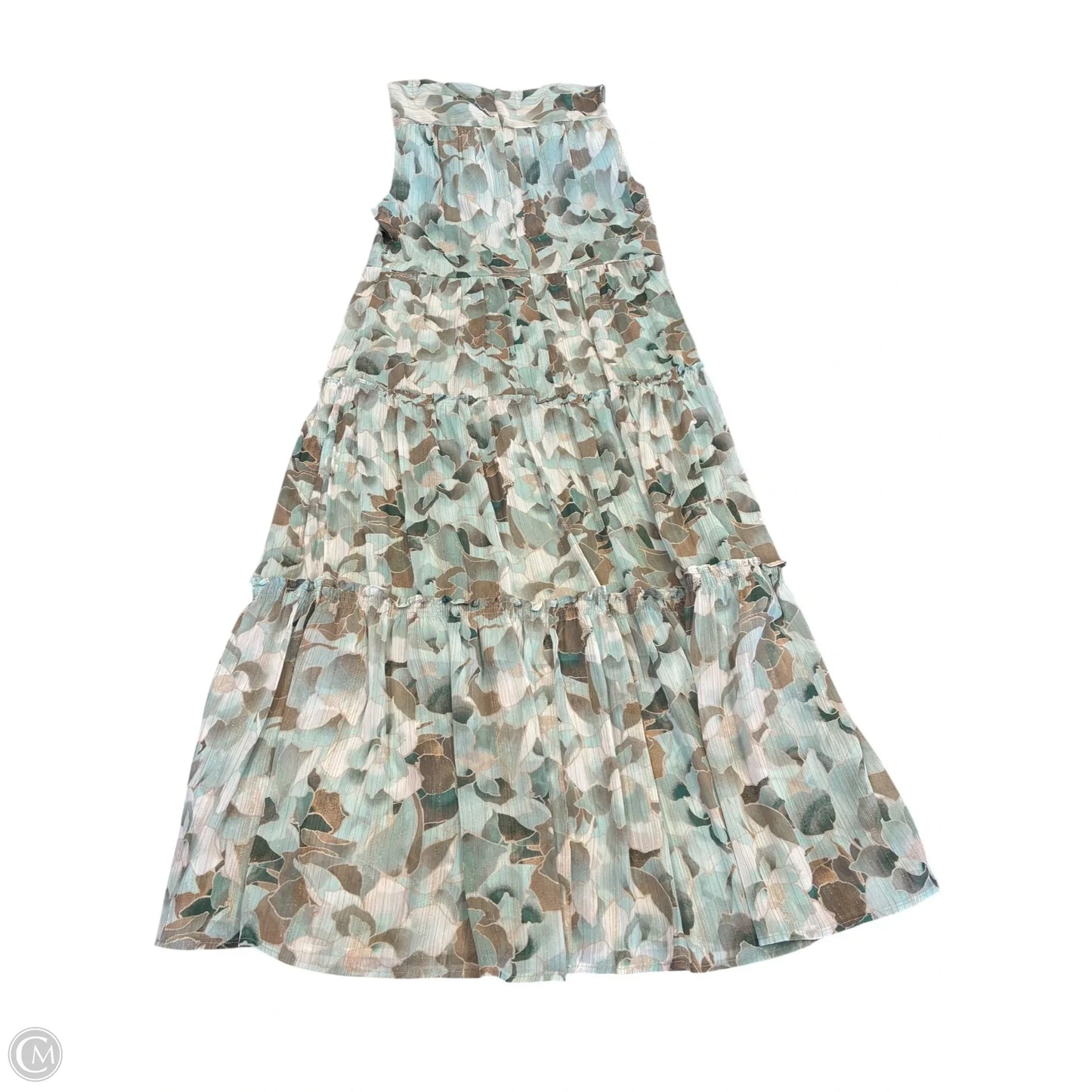 Dress Casual Maxi By Calvin Klein In Green, Size: Xl