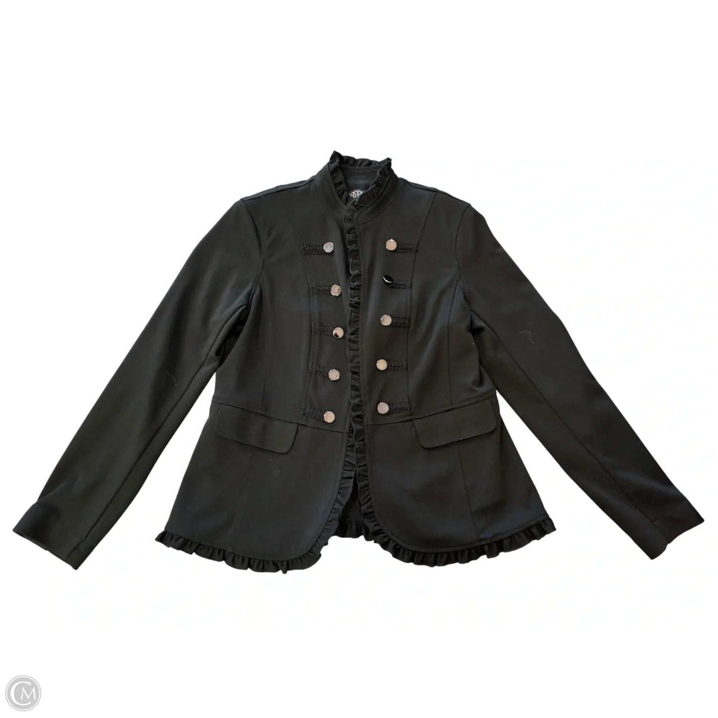 Coat Peacoat By Kasper In Black, Size: M