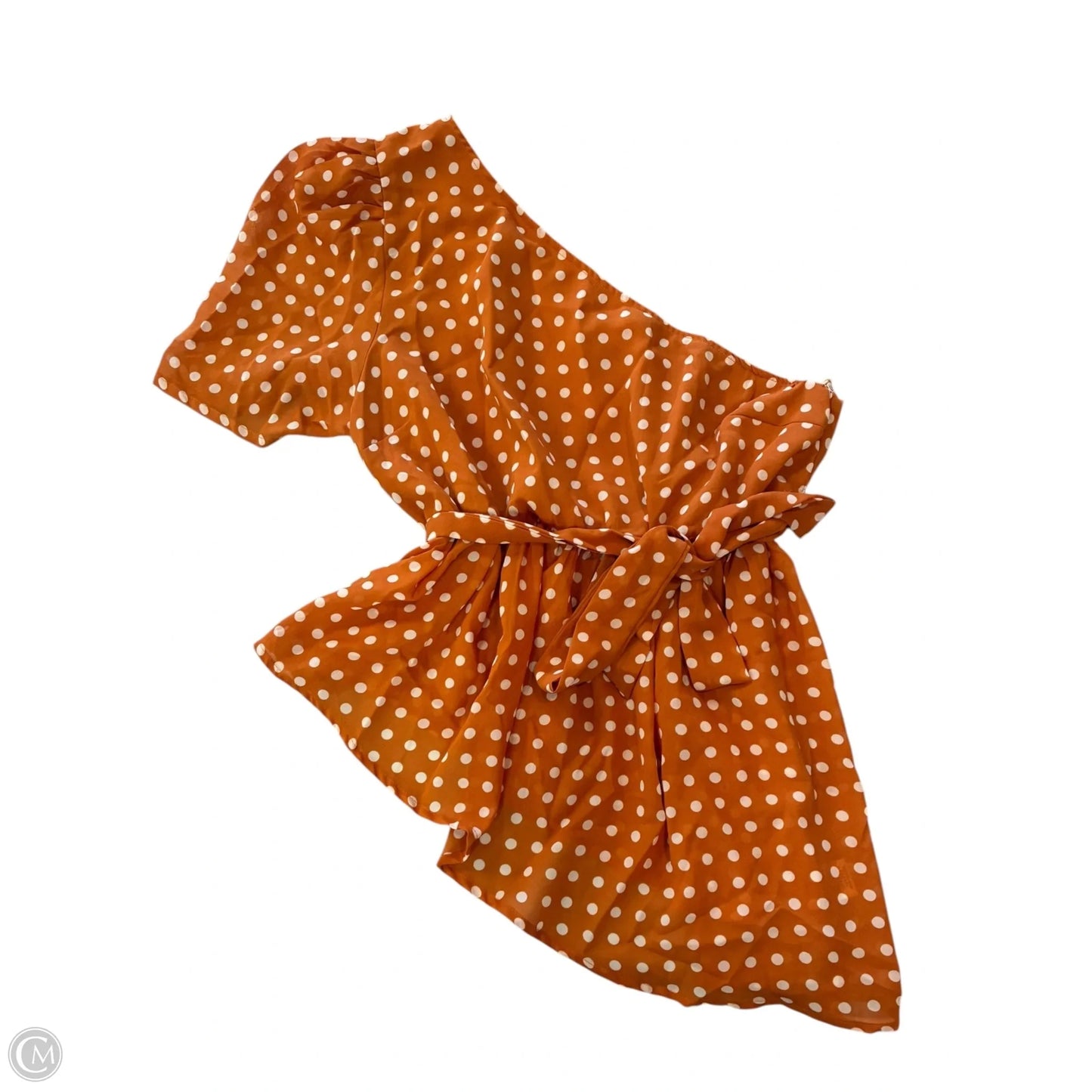 Top Short Sleeve By Versona In Orange, Size: Xxl